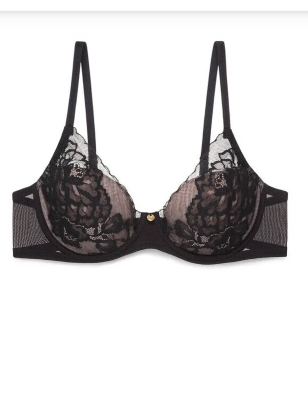 NWOT Natori from Nordstrom Flora Lace Plunge T-shirt bra underwire size 34DDD